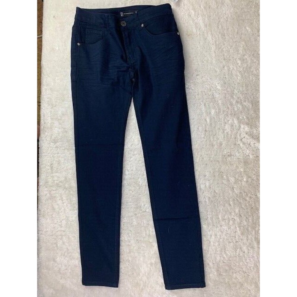 New York & Co Size 30 Mens Chino Pants Slim Leg Navy Blue Stretch